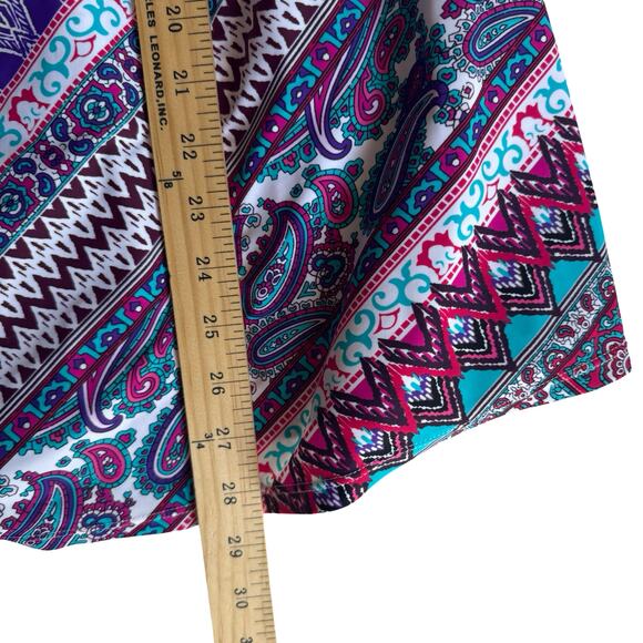 Swimsuits For All Size 18 Underwire Swimdress Paisley Aztec Print Adjustable - Picture 12 of 12